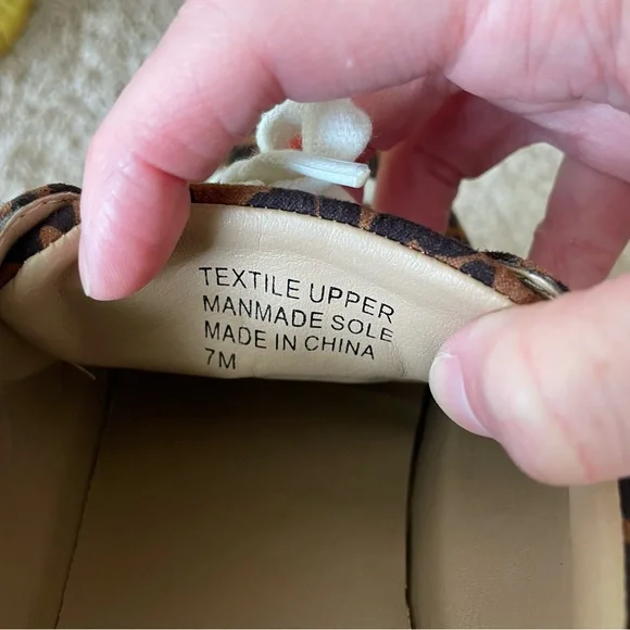 Loft Leopard Print Lace Up Sneaker size 7 - Picture 8 of 8